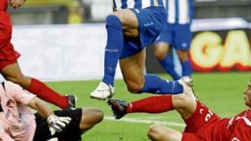 <b>EL MEJOR. </b>Riki fue el más valioso de los argumentos ofensivos de un Depor que se mostró muy superior al Bnei Sakhnin.