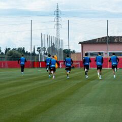 El Mallorca prepara su cita en Mestalla con el Valencia
