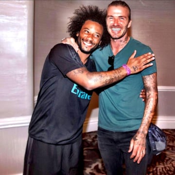 Beckham visits Real Madrid