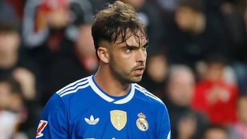 Asencio, en el encuentro ante el Elche.