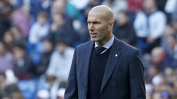Zidane, entrenador del Real Madrid.