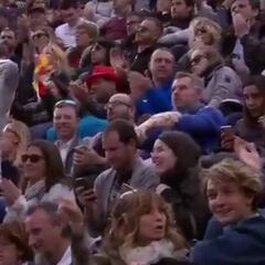 No es de este planeta: así dejó al público de Roma Nadal con su última locura