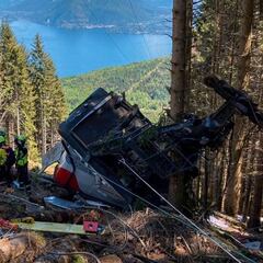 Detienen a tres personas de la empresa del teleférico italiano tras el accidente