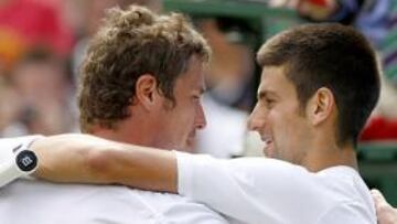 <b>ELIMINADO.</b> Marat Safin tuvo un gran día y Djokovic lo contrario.