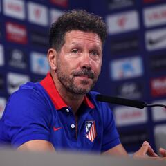 Simeone: “En pocas horas tendremos dos nuevos futbolistas con nosotros”