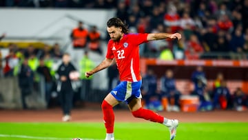 Futbol, Chile vs Paraguay.
Partido amistoso 2024.
El jugador de la seleccion chilena Ben Brereton es fotografiado durante el partido amistoso contra Paraguay disputado en el estadio Nacional de Santiago, Chile.
11/06/2024
Pepep Alvujar/Photosport
Football, Chile vs Paraguay.
2024 friendly match.
Chile’s player Ben Brereton is pictured during a friendly match against Paraguay at the National stadium in Santiago, Chile.
11/06/2024
Pepep Alvujar/Photosport