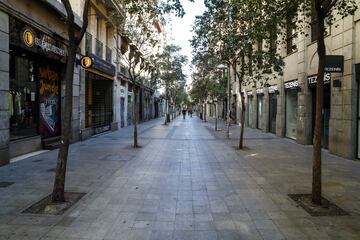 Madrid, vacío: las imágenes de cómo están sus calles