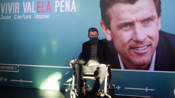 Unzué, en la presentación de su documental