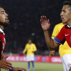 Alexis y Vidal acaparan los goles y asistencias en la Roja