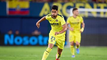 Ayoze Perez of Villarreal CF is in action during the La Liga match between Villarreal CF and Club Atletico de Madrid at Estadio de la Ceramica in Villarreal, Spain, on August 19, 2024 (Photo by DAX Images/NurPhoto via Getty Images).