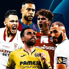 La previa de la Champions, en directo: Real Madrid, Barça, Atleti, PSG, City...