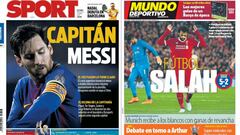 Salah ya compite con Messi