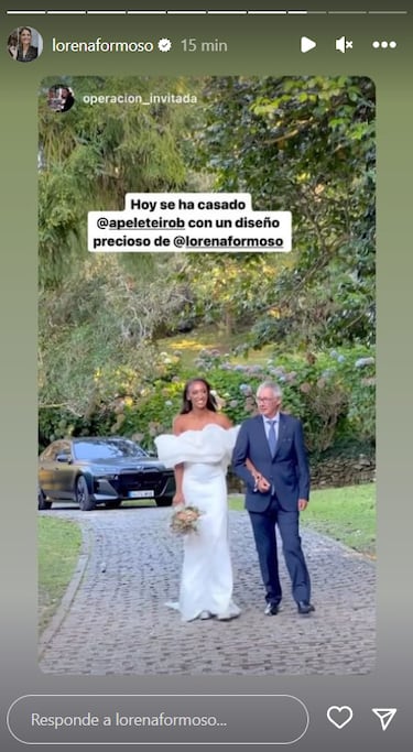 Ana Peleteiro se casa en Pontevedra y a la boda asiste una campeona del mundo