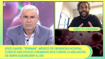 Jorge Javier Vázquez se entera en directo en 'Sálvame' de que es un paciente de riesgo