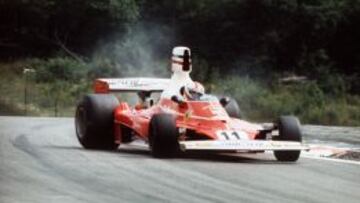 Clay Regazzoni (en la imagen) y Niki Lauda pilotaron el Ferrari 312T con el que el austriaco fue campe&oacute;n del mundo en 1975.