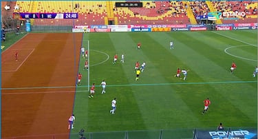 Zampedri igualó a histórico artillero de la UC con este gol con suspenso