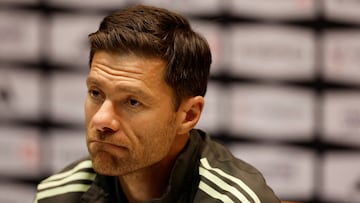 FILE PHOTO: Soccer Football - Spanish Super Cup - Final - Real Madrid Press Conference - King Abdullah Sport City Stadium, Jeddah, Saudi Arabia - January 10, 2026 Real Madrid coach Xabi Alonso during the press conference REUTERS/Vincent West/File Photo