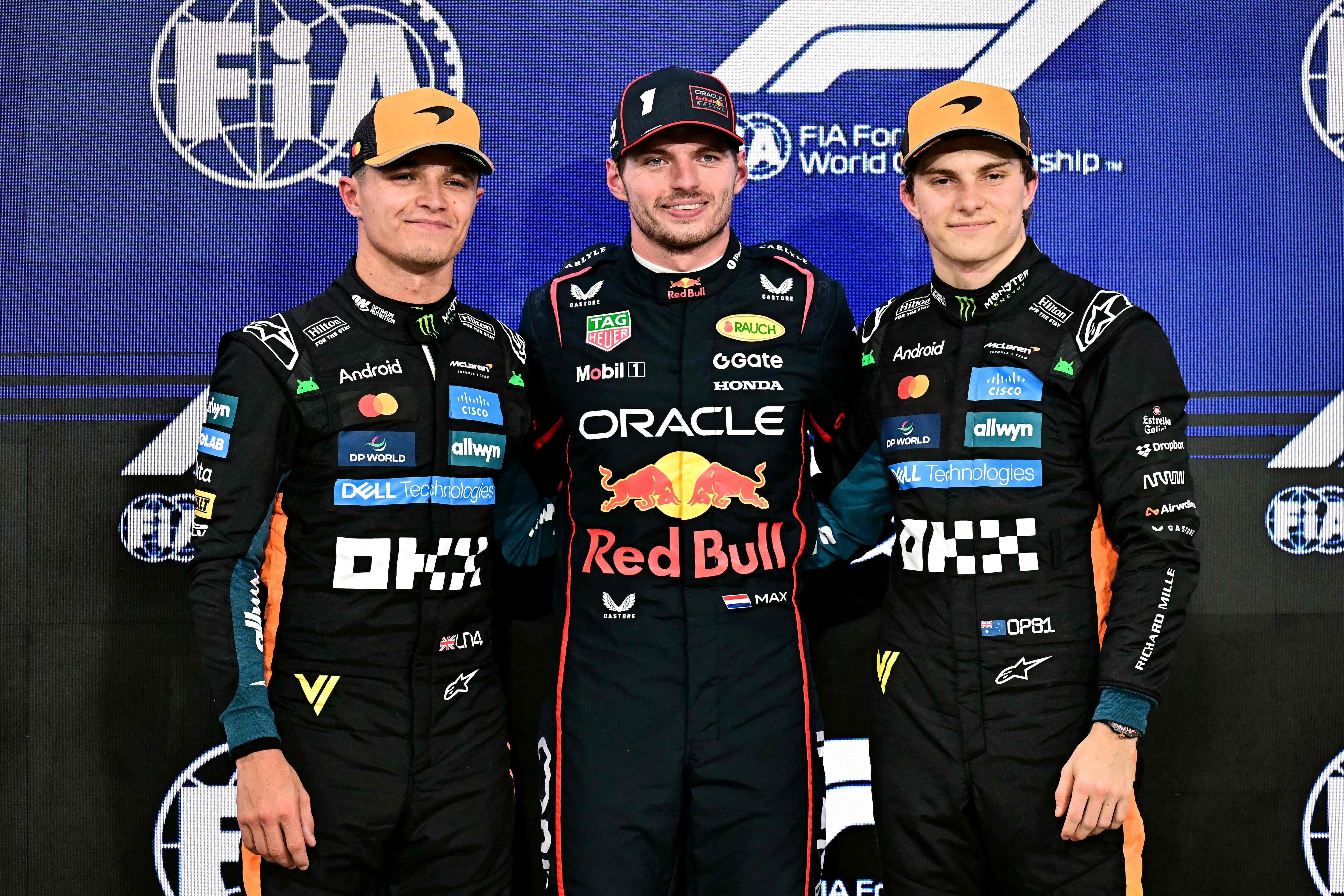 Las cuentas de Norris, Verstappen y Piastri para ganar el Mundial de F1: ¿qué necesita cada uno en el GP de Abu Dhabi?