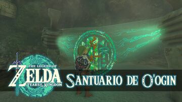 the legend of zelda tears of the kingdom nintendo switch guia santuario o'ogin