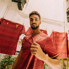 El pendón, protagonista en la segunda equipación del Cádiz