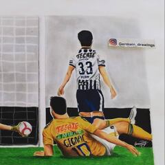 "Dibujando la Pasión', los Rayados hechos obra de arte