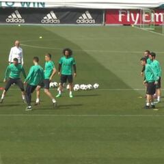 El Real Madrid ya entrena pensando sólo en Turín