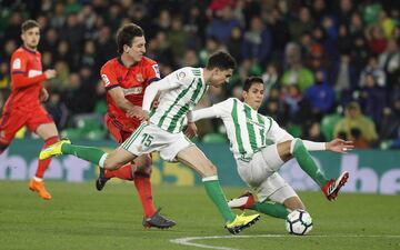 La Real Sociedad de Héctor Moreno, sin goles ante el Betis de Guardado