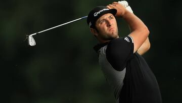 Jon Rahm entrena para el Northern Trust en el Glen Oaks Club de Nueva York.