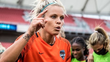 Rachel Daly, jugadora del Houston Dash.