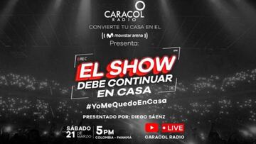 En vivo: Concierto El Show debe Continuar... en casa
