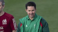 Yon de Luisa FEMEXFUT President during the Training of the Mexican National Team (Mexico), prior to the friendly preparation match against Sweden for the start of the FIFA World Cup Qatar 2022, at LA VINYA Training Center, the GIRONA FC teams training place, on November 13, 2022.

<br><br>

Yon de Luisa Presidente de la Federacion de Futbol Mexicana durante el Entrenamiento de la Seleccion Nacional Mexicana (Mexico), previo al partido amistoso de preparacion de contra Suecia de cara al inicio de la Copa Mundial de la FIFA Catar 2022, en Centro de Entrenamiento LA VINYA, lugar de entrenamiento del equipo GIRONA FC, el 13 de Noviembre de 2022.