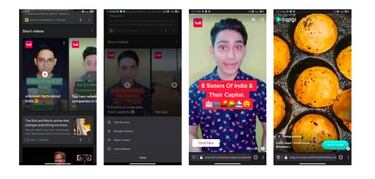 Vídeos a lo TikTok en la app de Google
