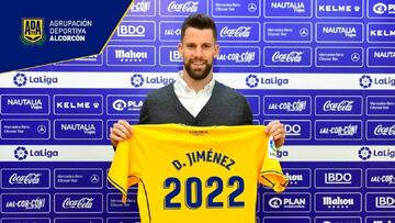 Dani Jiménez renueva con el Alcorcón hasta 2022.