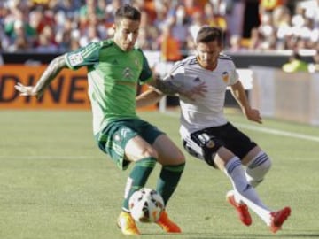 Valencia-Celta de Vigo.
Hugo Mallo y Pablo Piatti.