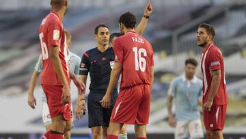 You&#039;re off. Fazio gets his marching orders