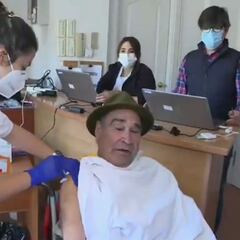 La frase de este vacunado en Valencia que dejó a la enfermera sin palabras