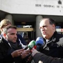 Javier Tebas: "La querella del Xerez es un invento"