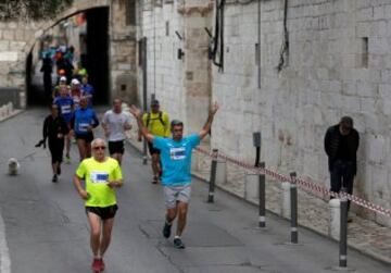 Las imágenes de la séptima maratón de Jerusalén