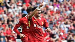 Luis Díaz anota en Anfield, pero el campeón deja ir la victoria