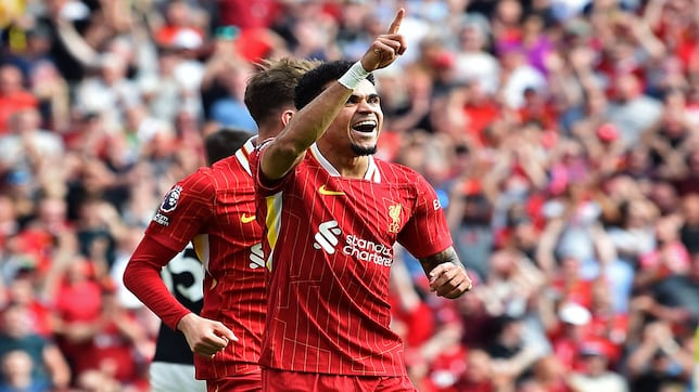 Luis Díaz anota en Anfield, pero el campeón deja ir la victoria