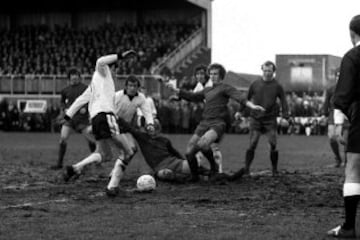 Perhaps the most fondly remembered FA Cup upset saw non-league Hereford claim a sensational victory over top-flight Newcastle at a mud-spattered Edgar Street. Having been held to a 2-2 draw by the minnows in their initial meeting, Newcastle took an 82nd-m