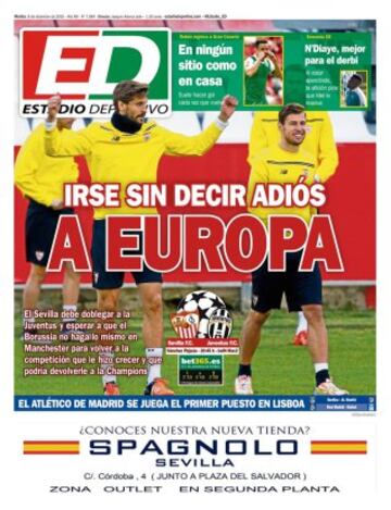 Portadas de la prensa mundial