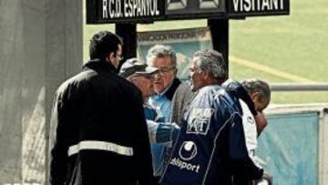 <b>MAÑANA MOVIDA. </b>El equipo aguantó los gritos, Valverde habló con Jarque y Tomás se reunió con Herrera.