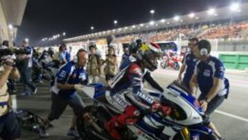 La relación de Lorenzo con Losail es una lista de éxitos año tras año. En 2012 logró la pole y su cuarta victoria qatarí, la primera en MotoGP.