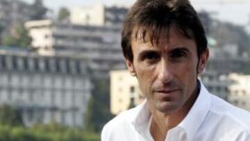 El seleccionador espa?ol de ciclismo Jos¨¦ Luis de Santos.