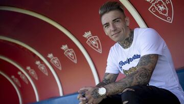 Brandon Thomas, en las instalaciones de Osasuna.