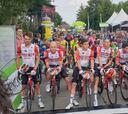 El pelotón recuerda a Bjorg Lambrecht en el BinckBank Tour