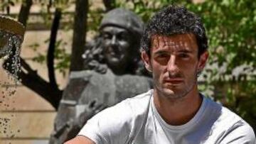 <b>GOLEADOR.</b> Azkorra es el nuevo delantero de la Unión.