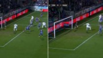 El 0-1 lleg¨® tras fuera de juego y en el 0-3 el bal¨®n sali¨® antes