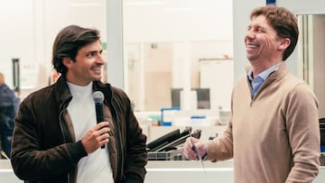Carlos Sainz y James Vowles, piloto y jefe de Williams.